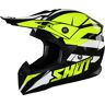 Shot Pulse Revenge Kask Motocrossowyczarny Biały Żółty