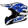 Shot Pulse Revenge Kask Motocrossowyczarny Biały Niebieski