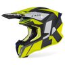 Airoh Twist 2.0 Lift Kask Motocrossowyczarny Żółty