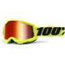 100% Strata 2 Gogle Motocrossoweczarny Żółty