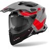 Airoh Commander 2 Reveal Kask Motocrossowyczarny Szary Czerwony