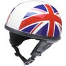 Redbike Classic UK Capacete Jet Branco Vermelho Azul XL