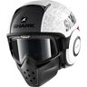 Shark Drak Tribute RM Capacete Jet Branco Roxo S