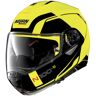 Nolan N100-5 Consistency N-Com Capacete Preto Amarelo XS