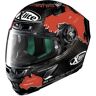 X-Lite X-803 Ultra Carbon Checa Capacete Preto Vermelho S