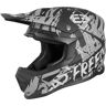 Freegun XP4 Maniac Capacete de motocross Preto Cinzento XL