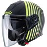 Caberg Flyon Bakari Capacete do jato Preto Amarelo 2XL