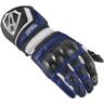 Arlen Ness Monza 2.0 Luvas de motocicleta Preto Branco Azul S