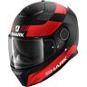 Shark Spartan Strad capacete Preto Vermelho S