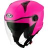 KYT D-City Plain Capacete a jato Rosa XL