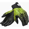 Revit Spectrum Luvas de motocicleta Preto Amarelo S