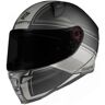 Bogotto FF110 Cinder Capacete Preto Cinzento Prateado S