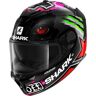 Shark Spartan GT Carbon Replica Redding Signature Capacete Vermelho Verde XL