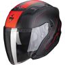 Scorpion EXO-230 Condor Capacete a jato Preto Vermelho S