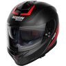 Nolan N80-8 Staple N-Com Capacete Preto Vermelho XS