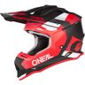 Oneal 2Series Spyde V23 Capacete de Motocross Preto Branco Vermelho 2XL