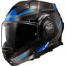 LS2 FF901 Advant X Spectrum Capacete Preto Cinzento Azul S