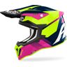 Airoh Strycker Blazer Capacete de Motocross Rosa Azul XS