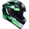 AGV K-1 S Kripton Capacete Preto Verde 2XL