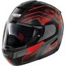 Nolan N90-3 Comeback N-Com Capacete Preto Vermelho M