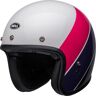 Bell Custom 500 Riff Capacete a jato Branco Rosa L