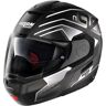 Nolan N90-3 Comeback 2023 N-Com Capacete Preto Branco L