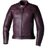 RST IOM TT Brandish 2 Jaqueta de couro da motocicleta Vermelho S