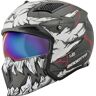 Bogotto Radic Skulash 22.06 Capacete Preto Cinzento S