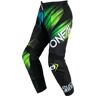 Oneal Element Voltage Calça Motocross Preto Azul 34