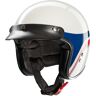 Redbike RB-803 Silverstone Capacete a jato Branco Vermelho Azul 2XL