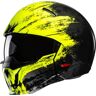 HJC i20 Furia Capacete a jato Preto Amarelo XL