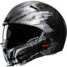 HJC i20 Furia Capacete a jato Preto Prateado XS 54 55