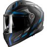 LS2 FF811 Vector II Alizer Capacete Preto Azul XS