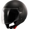 LS2 OF558 Sphere Lux II Solid Capacete a jato Preto M