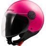 LS2 OF558 Sphere Lux II Solid Capacete a jato Rosa 2XL