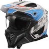 LS2 OF606 Drifter Devor Capacete Branco Azul XL