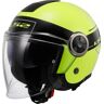 LS2 OF620 Classy Classic Capacete a jato Preto Amarelo XL