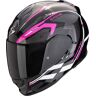 Scorpion Exo-491 Kripta Capacete Preto Branco Rosa XS