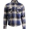 Rokker Houston Rider Camisa da motocicleta Azul M