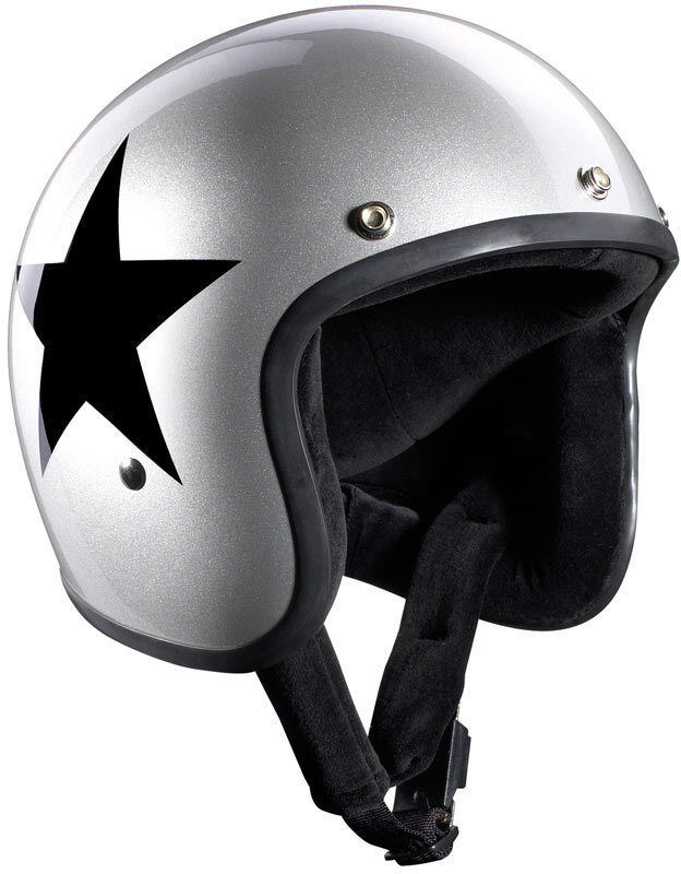 Bandit Jet Star Silver Capacete de Jato