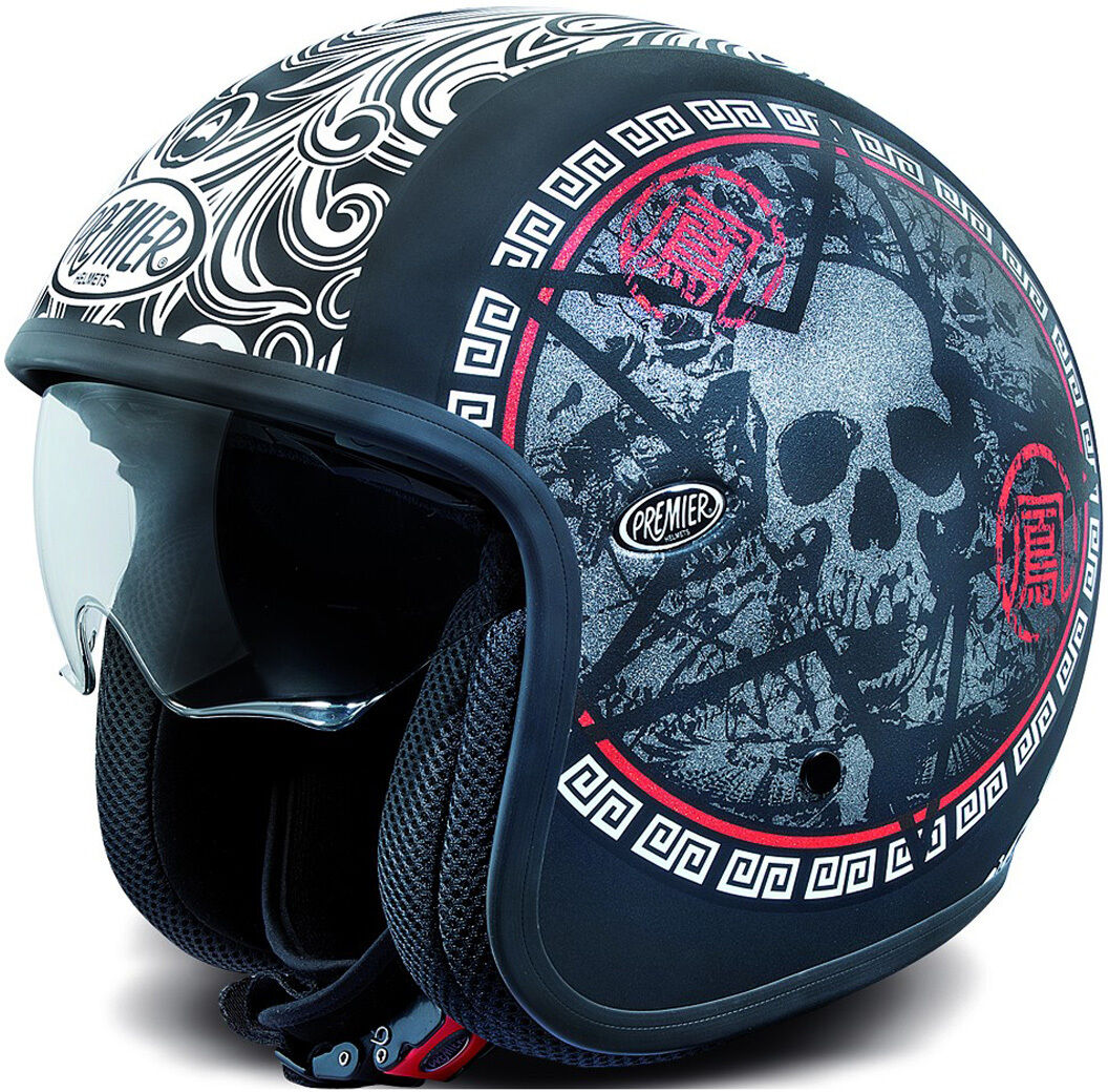 Premier Vintage SK9 Jet Helmet Capacete a jato