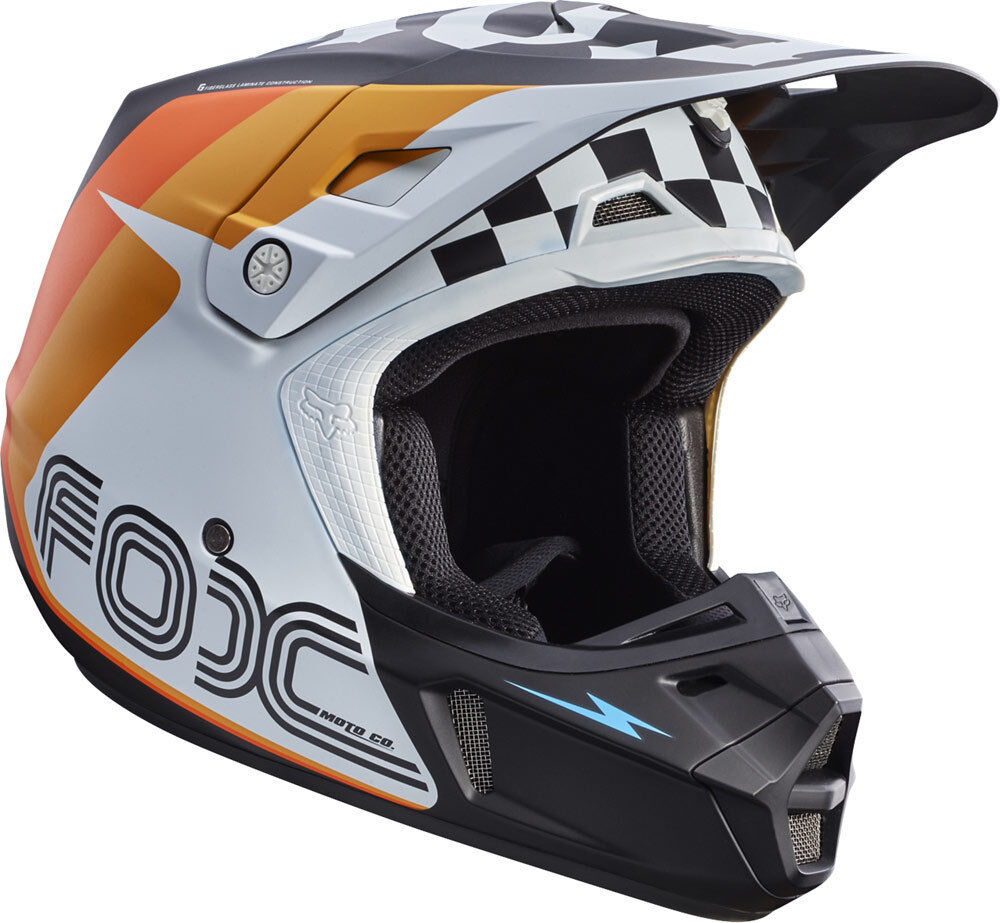 FOX V2 Rohr Capacete de motocross