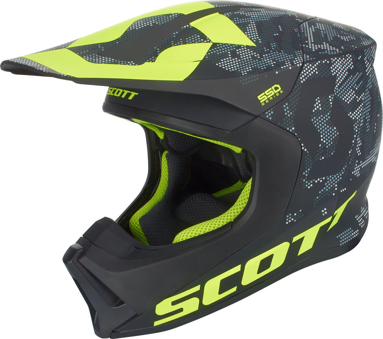 Scott 550 Camo ECE Motocross Helmet Capacete de Motocross