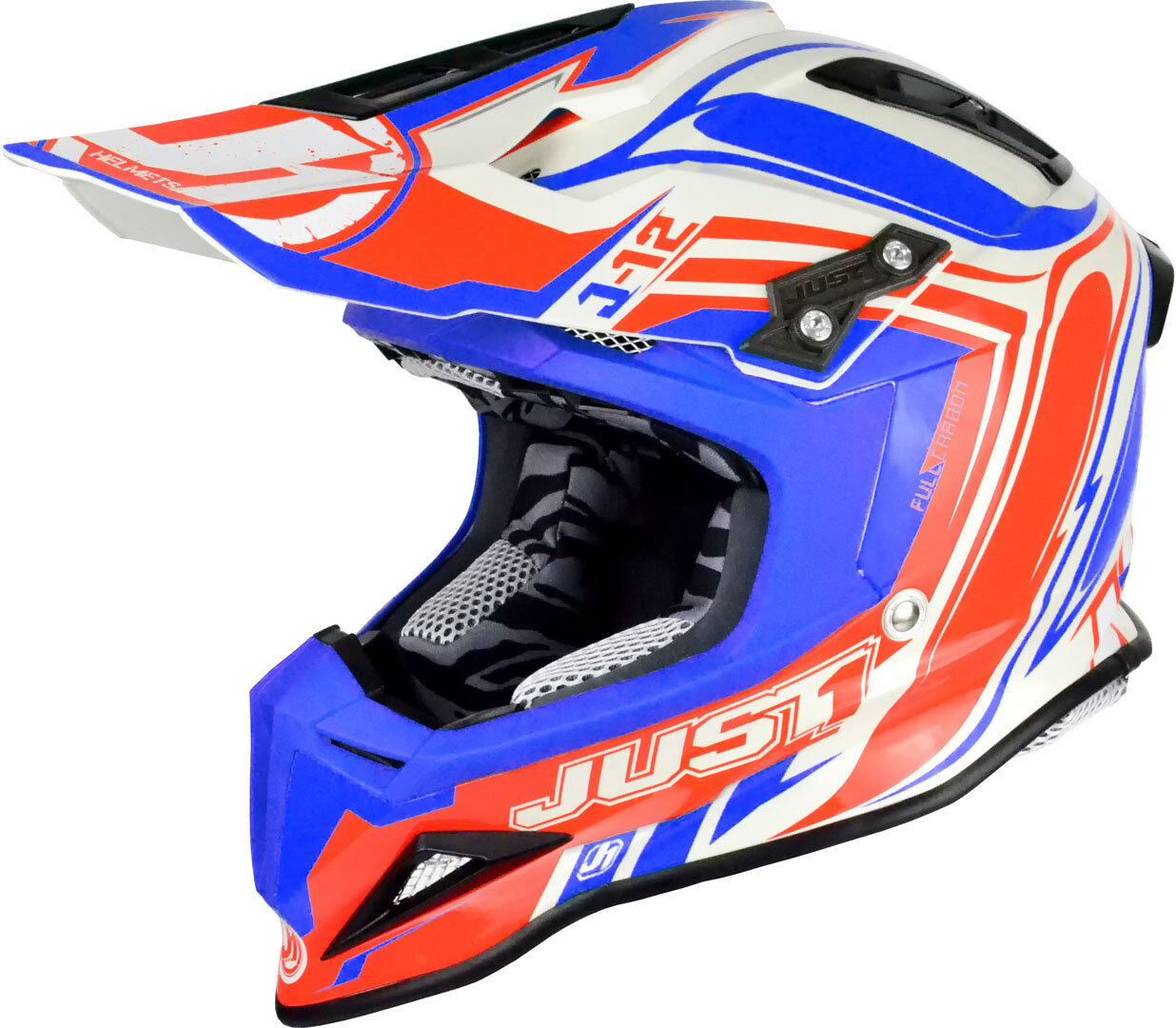 Just1 J12 Flame Capacete MX