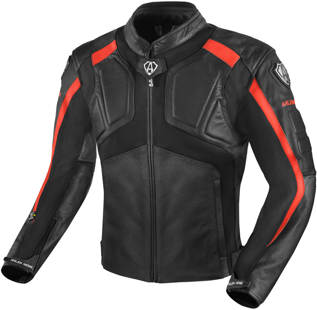 Arlen Ness Sportivo Jaqueta de couro de motocicleta