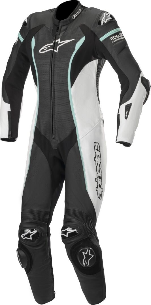 Alpinestars Stella Missile Uma parte perfurada senhoras terno de couro da motocicleta