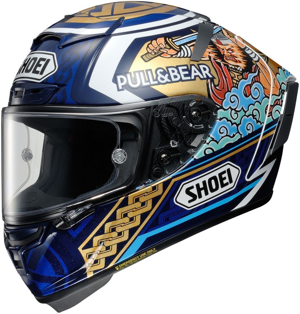 Shoei X-Spirit 3 Marquez Motegi 3 TC-2 Capacete