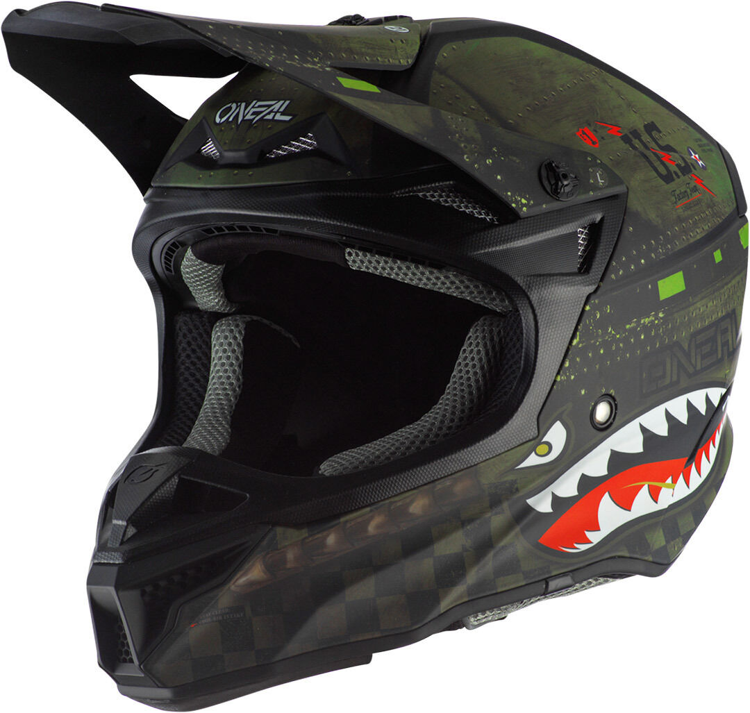 Oneal 5Series Polyacrylite Warhawk Capacete de Motocross