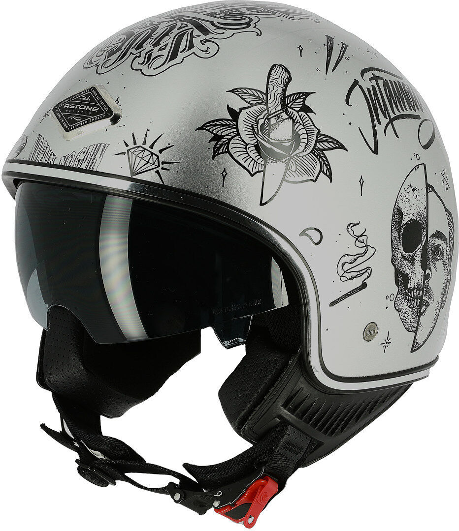 Astone Flash Tattoo Capacete do jato