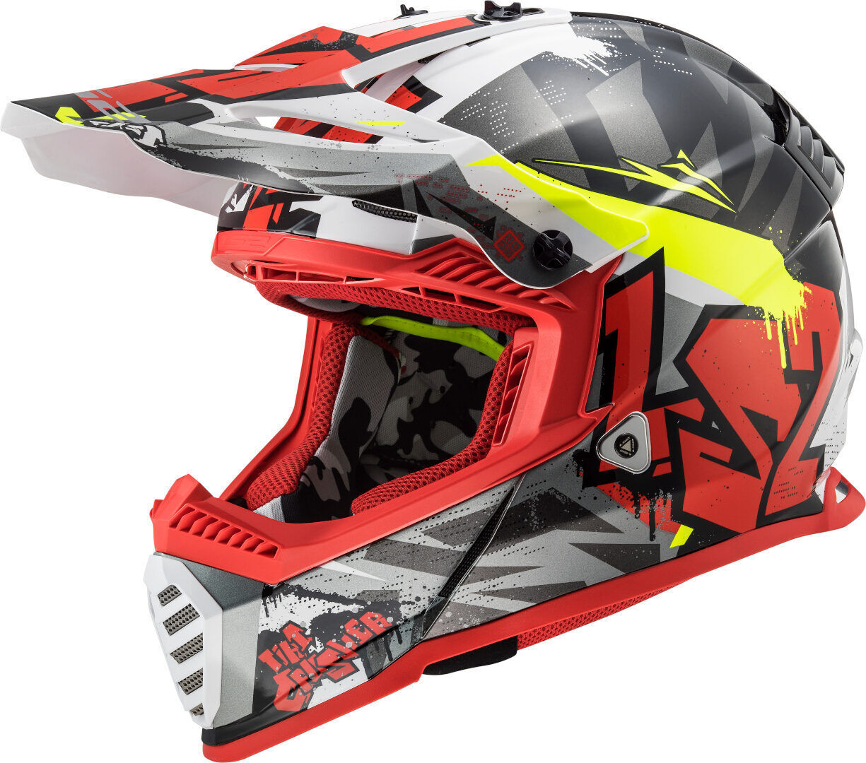 LS2 MX437 Fast Evo Crusher Capacete de motocross